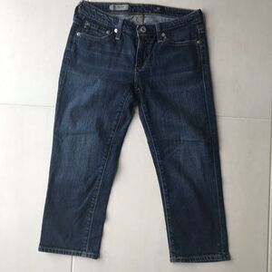 AG Adriano Goldschmied The Maiden Low Rise Crop Skinny Denim Jeans